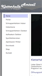 Mobile Screenshot of kletterhalle-amtzell.de