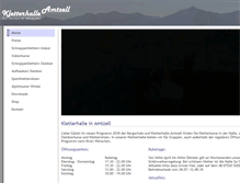 Tablet Screenshot of kletterhalle-amtzell.de